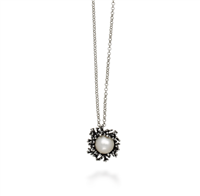 Collana Giovanni Raspini Donna Anemone in Argento Perla 10569 - 10569